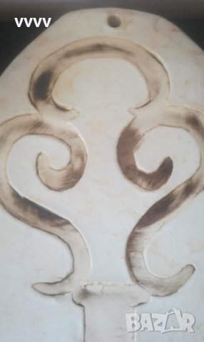 Керамична картина авторска 40/20см, снимка 4 - Картини - 31704804