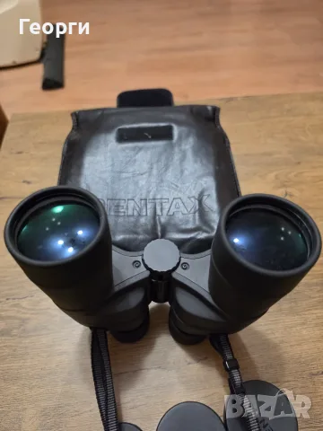 Винтидж японски бинокъл Asahi Pentax 10x50 PCF (6.5°), снимка 4 - Екипировка - 55893101