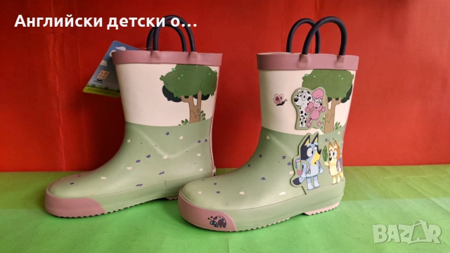 Английски детски гумени ботуши , снимка 4 - Детски боти и ботуши - 54196841