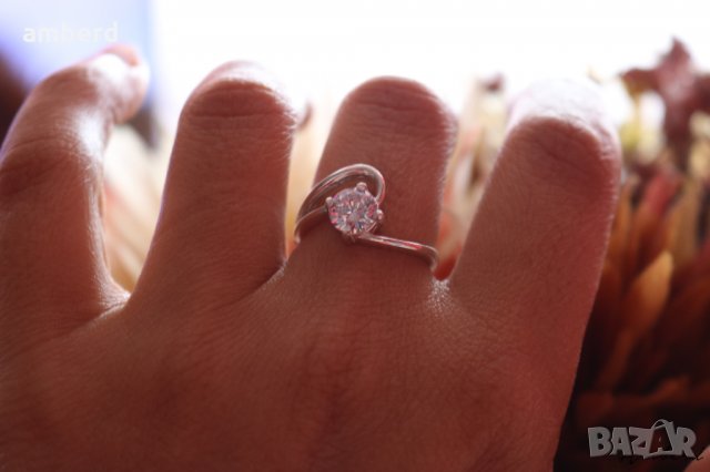 Стилен  сребърен пръстен модел R091