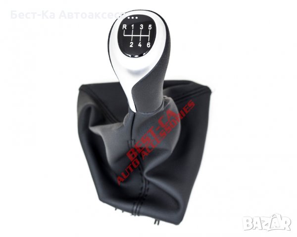 Топка за скоростен лост с маншон БМВ/BMW F30 F31 F32 F33 F34 F35 F36 6 - скорости, снимка 1