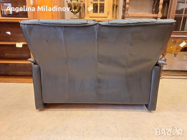 Диван двойка естествена кожа , снимка 6 - Дивани и мека мебел - 52710582