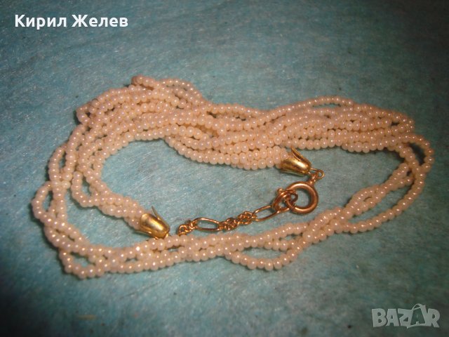 РЕТРО ВИНТИДЖ МЪНИСТЕНА ОГЪРЛИЦА ГЕРДАН АРТ ДЕКО КОЛИЕ 27079, снимка 6 - Колиета, медальони, синджири - 35008096