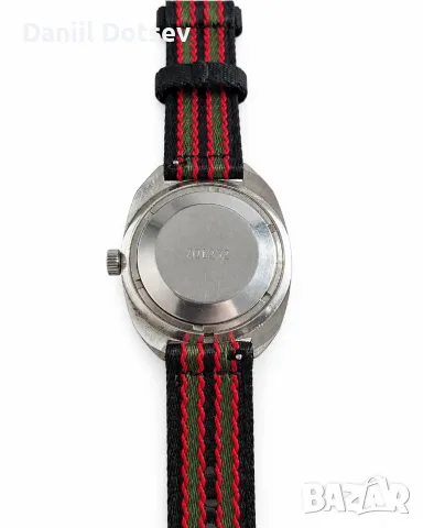Vintage Poljot Automatic 23 Jewels – СССР – датник – ~39 мм – Made in USSR, снимка 5 - Мъжки - 56175679