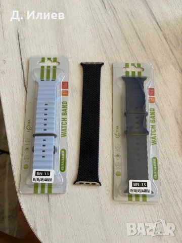 Apple Watch 7 series 45mm + 3 каишки, снимка 6 - Смарт гривни - 56075257