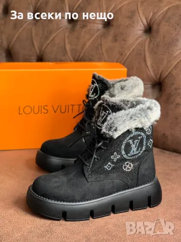 Дамски боти Louis Vuitton - Налични различни цветове Код D1234, снимка 10 - Дамски боти - 47755603