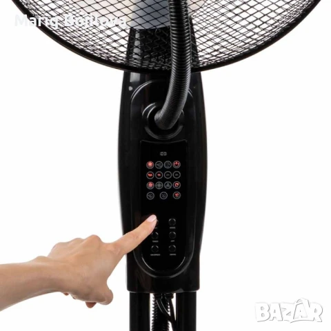 Вентилатор с водна мъгла 16'', 75W, LED, дист. упр-е, снимка 6 - Вентилатори - 50554428