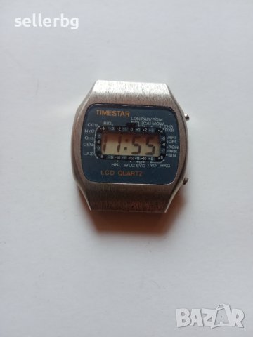 Електронен часовник TimeStar ot 80-те години, снимка 2 - Антикварни и старинни предмети - 42231260