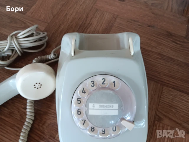 SIEMENS стар телефон, снимка 4 - Стационарни телефони и факсове - 50938974