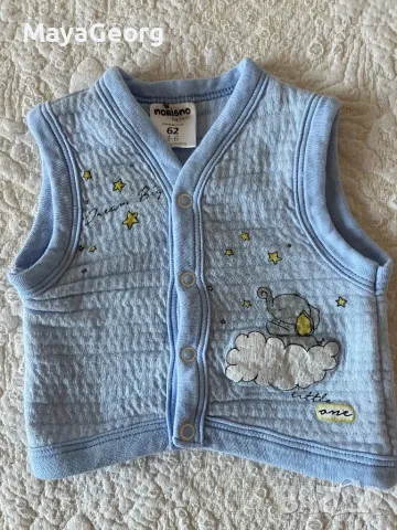 Бебешко памучно елече 62 размер