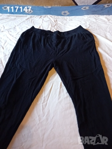 черен тънък панталон размер 46, снимка 2 - Панталони - 51856851