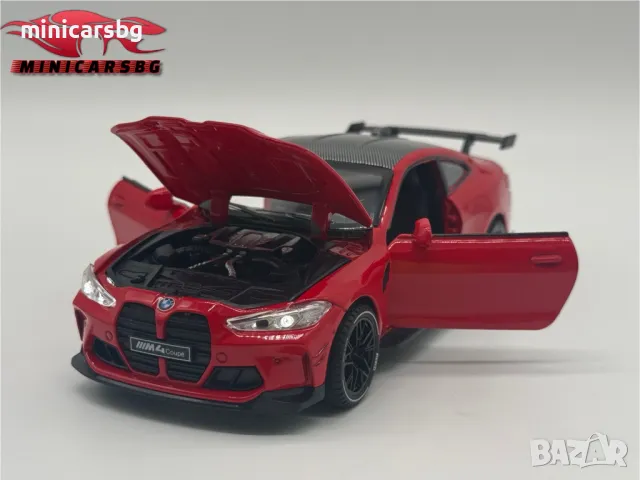 Метална количка: BMW M4, снимка 9 - Колекции - 50243190