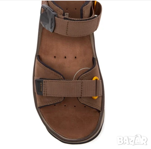 Мъжки сандали Clarks Explore  набук номер 44, снимка 4 - Мъжки сандали - 50620950