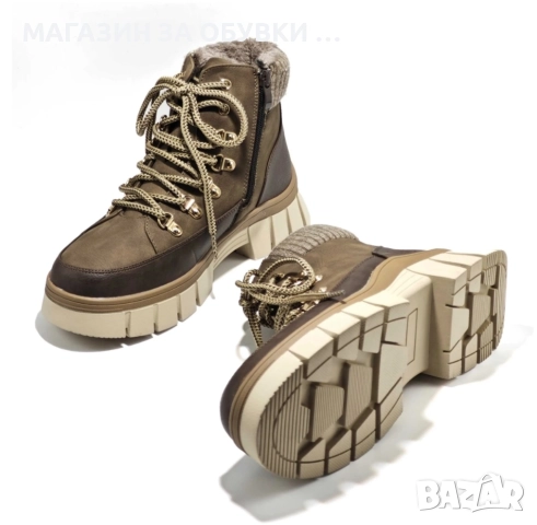 ДАМСКИ БОТИ - код: В18048, снимка 3 - Дамски боти - 52142723