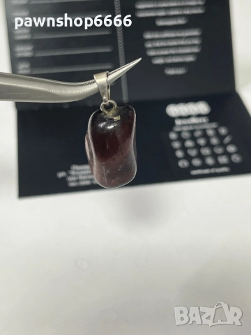 Висулка с Тигрово око и сребърна халка, снимка 6 - Колиета, медальони, синджири - 52663114