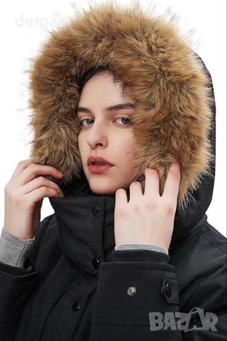 Отопляемо яке за жени с включена батерия 18400mAh 12V,подвижна качулка, снимка 7 - Якета - 52411098