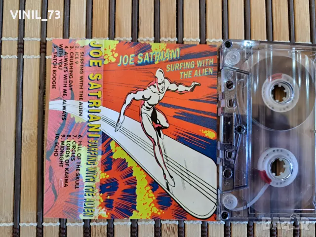 Joe Satriani – Surfing With The Alien, снимка 2 - Аудио касети - 48754614