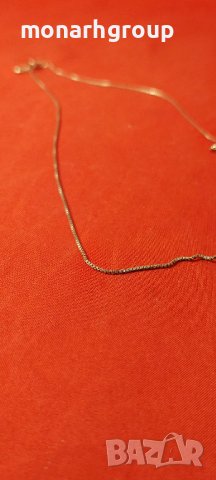 Сребърен ланец с висулка, снимка 2 - Колиета, медальони, синджири - 42094629