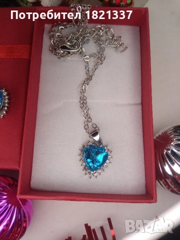 Комплект колие и обици , снимка 6 - Бижутерийни комплекти - 52741709