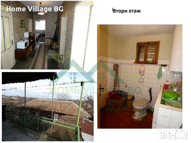 Двуетажна масивна къща в село Старо Оряхово, област Варна , снимка 4 - Къщи - 53254059