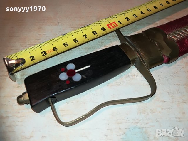 made in india-нож/кама с ножница-36см-внос швеицария, снимка 4 - Колекции - 29791000