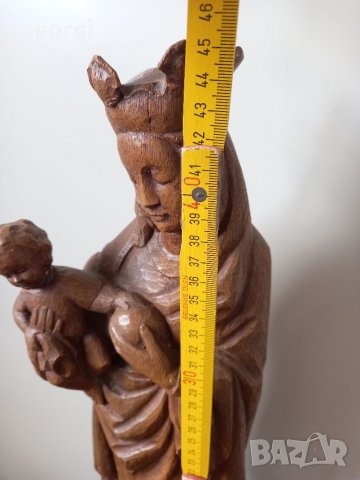 Статуя Богородица с Младенеца  2/4, снимка 5 - Статуетки - 39537825