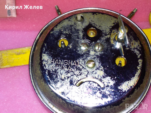 SHANGHAI CHINA Стар РЯДЪК КОЛЕКЦИОНЕРСКИ РЕТРО МЕХАНИЧЕН КИТАЙСКИ БУДИЛНИК ШАНХАЙ 28696, снимка 14 - Антикварни и старинни предмети - 44545936
