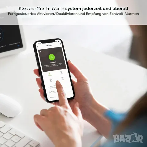 XNY 4G Wi-Fi GSM алармена система с 10 части, Alexa, снимка 6 - Аларми и датчици - 55838377