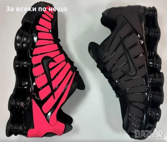 Nike Shox TL Black & Red Thermoreactive Мъжки Маратонки С Кутия👟Мъжки Спортни Обувки Код S21, снимка 2 - Маратонки - 52396674