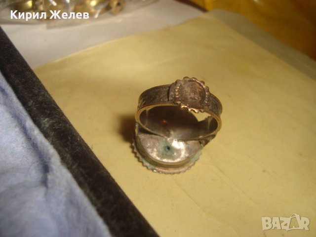 17 ВЕК САЧАНЕН ЧОРБАДЖИЙСКИ ВЪЗРОЖДЕНСКИ ПРЪСТЕН СРЕБРО/САЧАН КУЮМДЖИЙСКА РЯДКА ИЗРАБОТКА 27252, снимка 14 - Антикварни и старинни предмети - 36772061