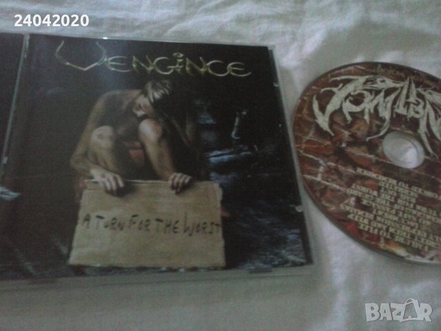 Vengince – A Turn For The Worst Hardcore/Thrash оригинален диск, снимка 1 - CD дискове - 37396886