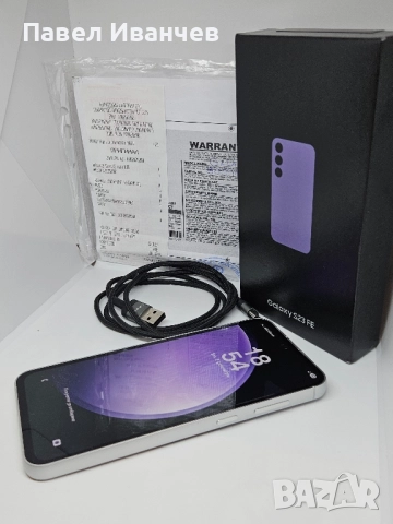 Samsung Galaxy S23 FE ГАРАНЦИЯ 128Gb/8Ram Purple, снимка 2 - Samsung - 52634809
