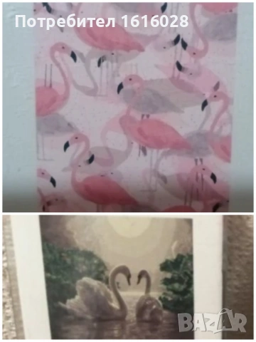 Диамантени 5D гоблени Фламинго и Лебеди в нощта., снимка 3 - Гоблени - 50634969