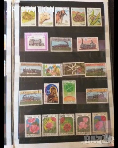 Албум с  стари пощенски  марки, снимка 5 - Филателия - 29215911