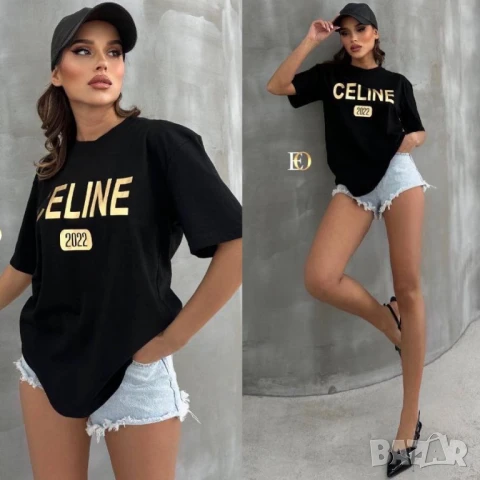 дамски тениски chanel fendi celine, снимка 3 - Тениски - 51302692