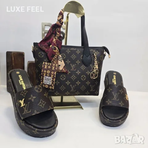 Louis VUITTON 🤍Дамски Чехли 36-41, снимка 3 - Чехли - 55729265