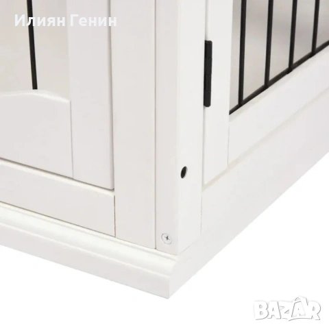 PawHut Транспортна кутия за кучета 58,5 см x 81 см x 66 см с врати, снимка 6 - За кучета - 54021703