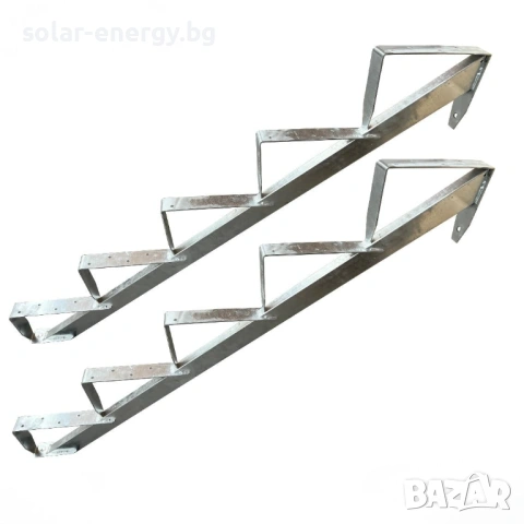 Метални носачи за стълби комплект (2 бр.) 2–6 стъпала | Стандарт и Премиум, снимка 4 - Други - 54236316