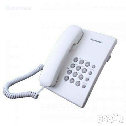 Продавам стационарен телефон Panasonic KX-TS 500, снимка 2 - Стационарни телефони и факсове - 31341965