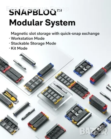 Нова 56 в 1 електрическа отвертка – прецизна, 3 режима за електроника, снимка 8 - Отвертки - 49876786