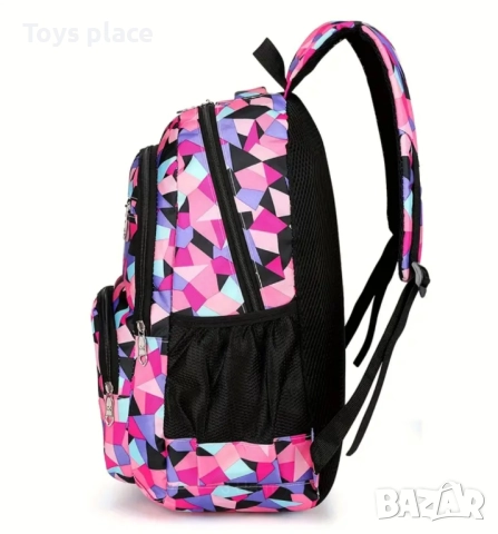Страхотна раница за училище комплект с несесер и чанта за храна , снимка 2 - Ученически пособия, канцеларски материали - 51511262