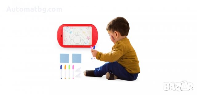 Вълшебна дъска за рисуване за деца, Червена, Automat, снимка 2 - Образователни игри - 34189353