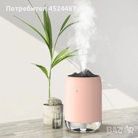 Мини ултразвуков портативен овлажнител за въздух и ароматизатор TV979, снимка 3 - Други - 51476768