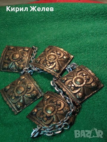 САЧАНЕНА ВЪЗРОЖДЕНСКА ОСМАНСКА МАСИВНА ОГЪРЛИЦА 6597, снимка 2 - Антикварни и старинни предмети - 29604837