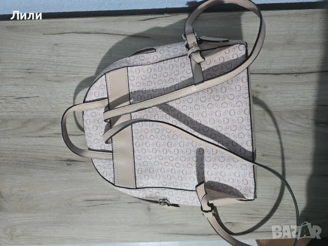 Раница Guess цвят светло розово , снимка 3 - Раници - 55711742