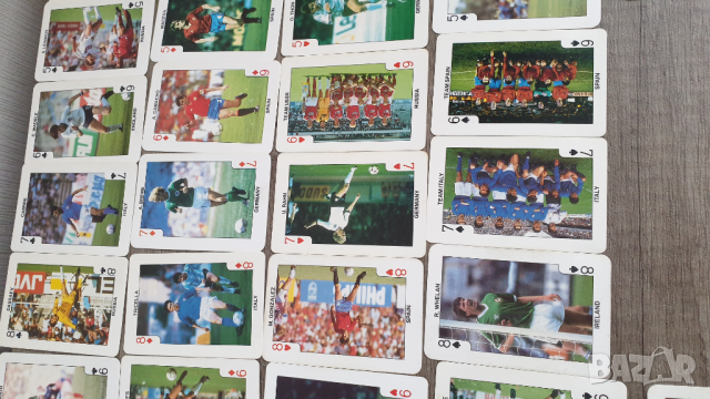 Колекция карти за игра с футболисти евро'88 пълен комплект, снимка 3 - Колекции - 44808796