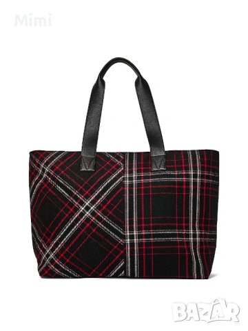 Victoria's Secret оригинална голяма червена/ черна чанта