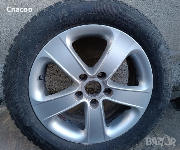 Джанта с гума 205/55 R16, снимка 2 - Гуми и джанти - 53932140