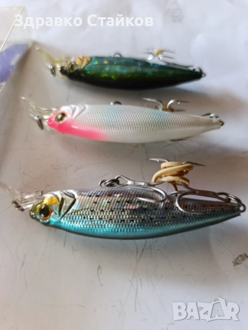 ВОБЛЕРИ ONWER RIP'N MINNOW 80 - PROMO, снимка 2 - Такъми - 51832436