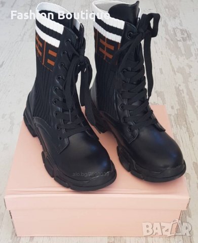 Дамски боти- чорап, снимка 3 - Маратонки - 42818406